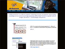 Tablet Screenshot of gbresearch.com